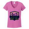 Ladies Heavy Cotton™ 100% Cotton V-Neck T-Shirt Thumbnail