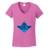 Ladies Heavy Cotton™ 100% Cotton V-Neck T-Shirt Thumbnail