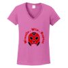 Ladies Heavy Cotton™ 100% Cotton V-Neck T-Shirt Thumbnail