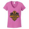 Ladies Heavy Cotton™ 100% Cotton V-Neck T-Shirt Thumbnail