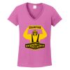 Ladies Heavy Cotton™ 100% Cotton V-Neck T-Shirt Thumbnail