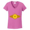 Ladies Heavy Cotton™ 100% Cotton V-Neck T-Shirt Thumbnail