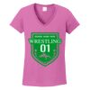 Ladies Heavy Cotton™ 100% Cotton V-Neck T-Shirt Thumbnail