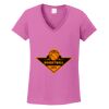 Ladies Heavy Cotton™ 100% Cotton V-Neck T-Shirt Thumbnail