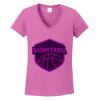 Ladies Heavy Cotton™ 100% Cotton V-Neck T-Shirt Thumbnail