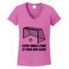 Ladies Heavy Cotton™ 100% Cotton V-Neck T-Shirt Thumbnail