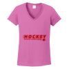 Ladies Heavy Cotton™ 100% Cotton V-Neck T-Shirt Thumbnail