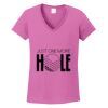 Ladies Heavy Cotton™ 100% Cotton V-Neck T-Shirt Thumbnail