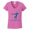 Ladies Heavy Cotton™ 100% Cotton V-Neck T-Shirt Thumbnail