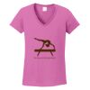 Ladies Heavy Cotton™ 100% Cotton V-Neck T-Shirt Thumbnail
